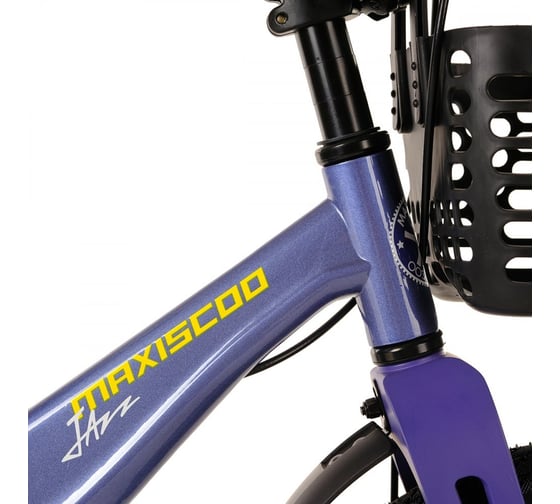 Велосипед детский Maxiscoo JAZZ Pro 14'' синий карбон, 2024г MSC-J1431P