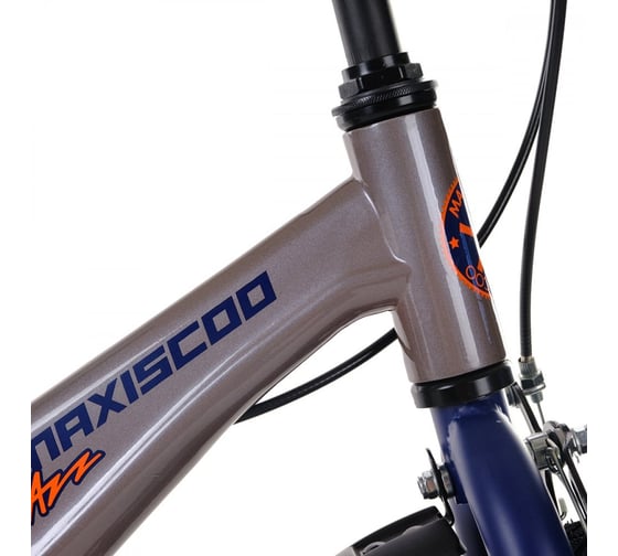 Велосипед детский Maxiscoo JAZZ Стандарт 18'' серый жемчуг, 2024г MSC-J1835