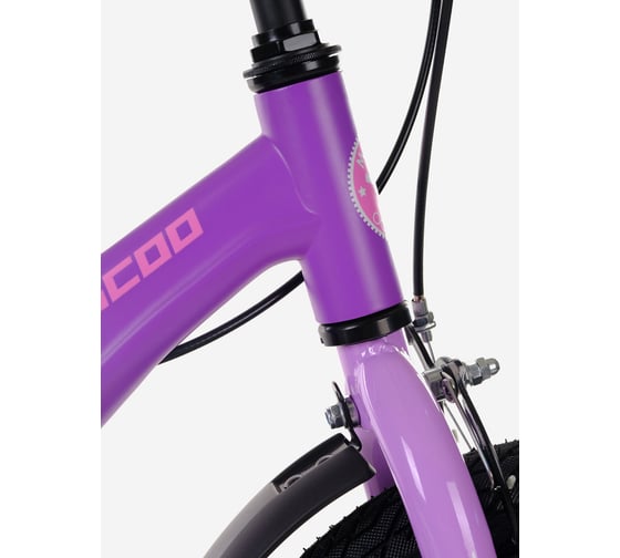 Велосипед детский Maxiscoo JAZZ Стандарт 18'' фиолетовый матовый, 2024г MSC-J1833