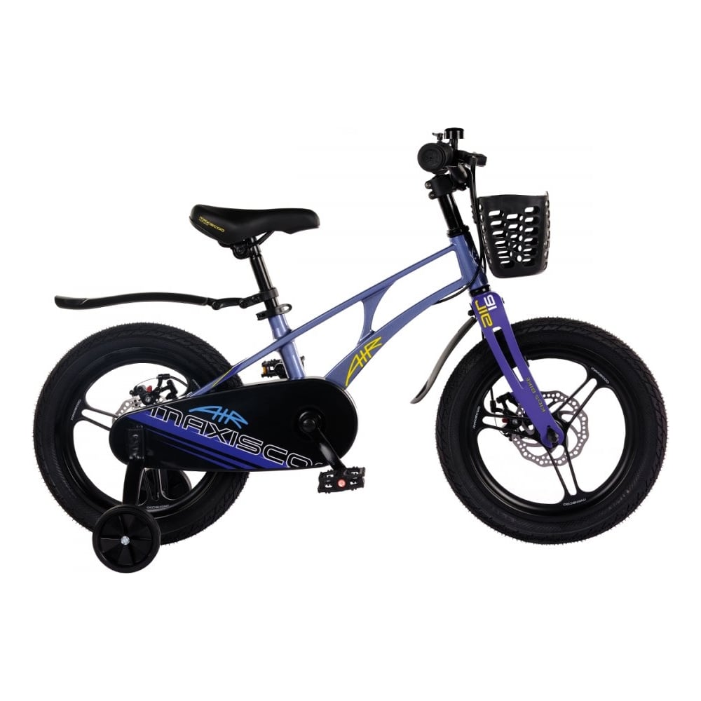 Велосипед детский Maxiscoo AIR Pro 16'', синий карбон, 2024 г MSC ...