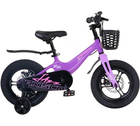 Велосипед детский Maxiscoo JAZZ Pro 14'', фиолетовый матовый, 2024 г MSC-J1433P 1