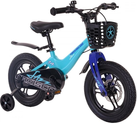 Велосипед детский Maxiscoo JAZZ Pro 14'', мятный матовый, 2024 г MSC-J1434P