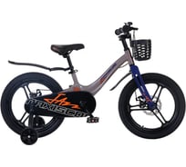 Велосипед детский Maxiscoo JAZZ Pro 18'', серый жемчуг, 2024 г MSC-J1835P