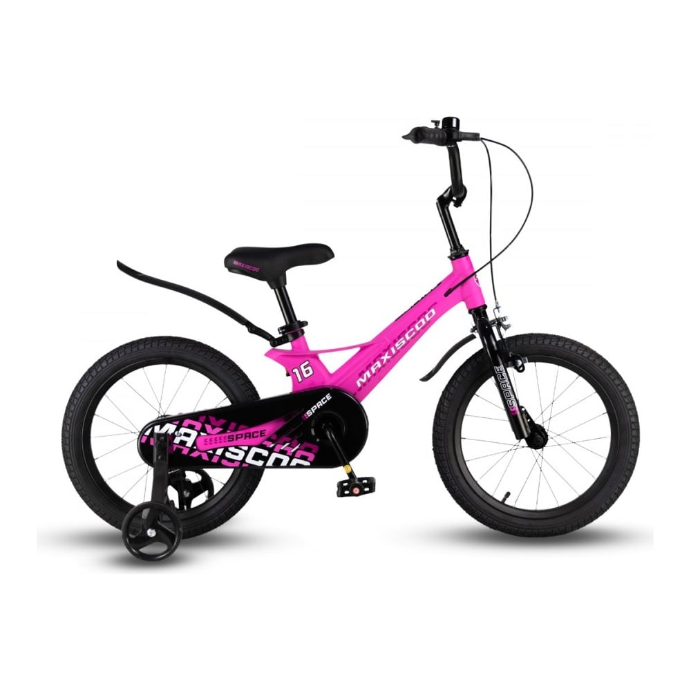 Велосипед детский Maxiscoo SPACE Стандарт 16'', ультра-розовый матовый ...