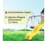 Детская неокрашенная площадка для улицы и дачи National Tree Company Сlassic с качелями лодочка и гнездом Гексагон IgroWoods ДКНП-13 8