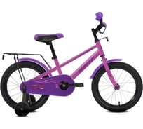 Велосипед ALTAIR SKIF 16, 1 скорость, 2022г, розовый/фиолетовый ibk22ok16008