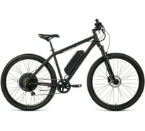 Велосипед APACHE 27.5 E-350, 7 скоростей, рост 19, 2022г, черный матовый/черный reb22fw27695