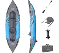 Надувная байдарка BestWay Surge Elite X1 Kayak 305x91x40 см, алюминиевое весло 230 см, насос 62086, до 100 кг 65143 BW