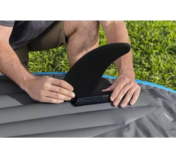 Надувная байдарка BestWay Surge Elite X1 Kayak 305x91x40 см, алюминиевое весло 230 см, насос 62086, до 100 кг 65143 BW