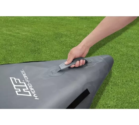 Надувная байдарка BestWay Surge Elite X2 Kayak 382x94x42 см, алюминиевый весла 230 см, 2шт, насос 62086, до 180 кг 65144 BW