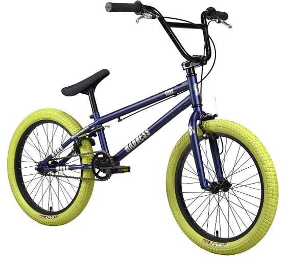Велосипед STARK 24 Madness BMX 1 темно-синий матовый/серебристый/хаки HQ-0014364