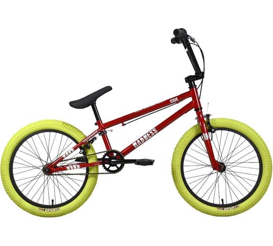 Велосипед STARK 24 Madness BMX 1 красный/серебристый/хаки HQ-0014362