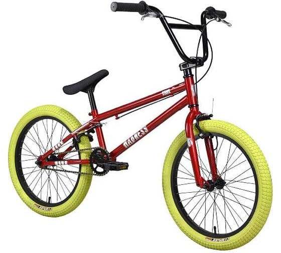 Велосипед STARK 24 Madness BMX 1 красный/серебристый/хаки HQ-0014362