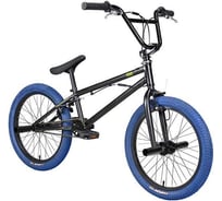 Велосипед STARK 24 Madness BMX 3 антрацитовый матовый/антрацитовый глянцевый/зеленый/темно-синий HQ-0014346