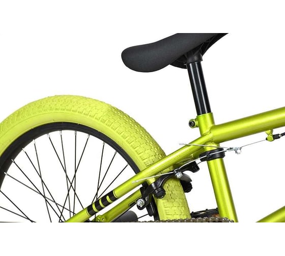 Велосипед STARK 24 Madness BMX 3 зеленый металлик/черный/хаки HQ-0014374