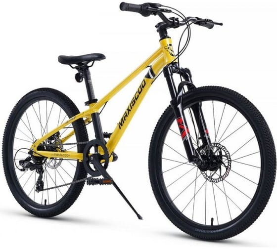 Велосипед детский Maxiscoo "7BIKE" 24'' M300 желтый, 2024 г MSC-M7-2404