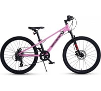 Велосипед детский Maxiscoo "7BIKE" 24'' M300 розовый, 2024 г MSC-M7-2405