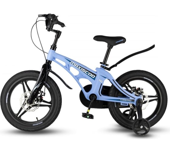 Велосипед детский Maxiscoo COSMIC Deluxe 16'', небесно-голубой матовый, 2024 г MSC-C1633D