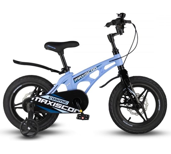 Велосипед детский Maxiscoo COSMIC Deluxe Plus 14'', небесно-голубой матовый, 2024 г MSC-C1433D 1