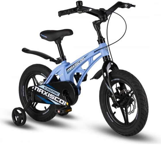 Велосипед детский Maxiscoo COSMIC Deluxe Plus 14'', небесно-голубой матовый, 2024 г MSC-C1433D
