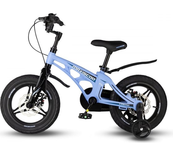 Велосипед детский Maxiscoo COSMIC Deluxe Plus 14'', небесно-голубой матовый, 2024 г MSC-C1433D