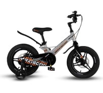 Велосипед детский Maxiscoo SPACE Deluxe Plus 14'', серый жемчуг, 2024 г MSC-S1433D