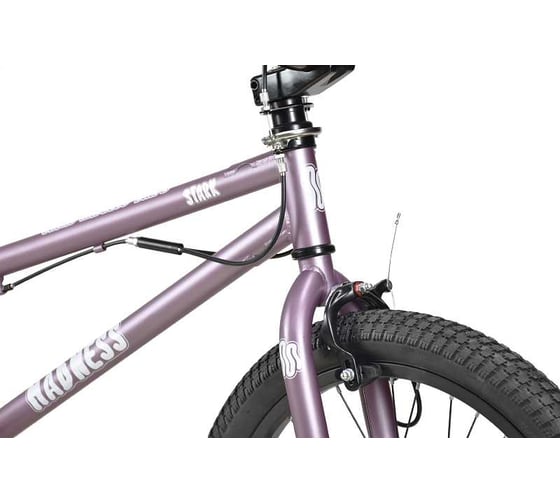 Велосипед STARK 24 Madness BMX 2 фиолетово-серый/перламутр/черный HQ-0014366