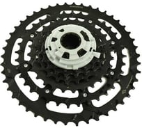 Кассета Shimano 11-46T, 9 скоростей CUES, LINKGLIDE, CS-LG300-9 11-13-15-17-20-23-28-36-46T ACSLG3009146 HQ-0015628