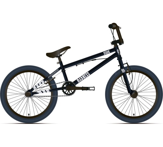 Велосипед STARK 24 Madness BMX 1 темно-синий матовый/серебристый/темно-синий HQ-0014365 1