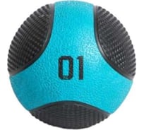 Медбол LivePro Solid Medicine Ball 1 кг, черный/синий NL LP8112-01 00-00-00