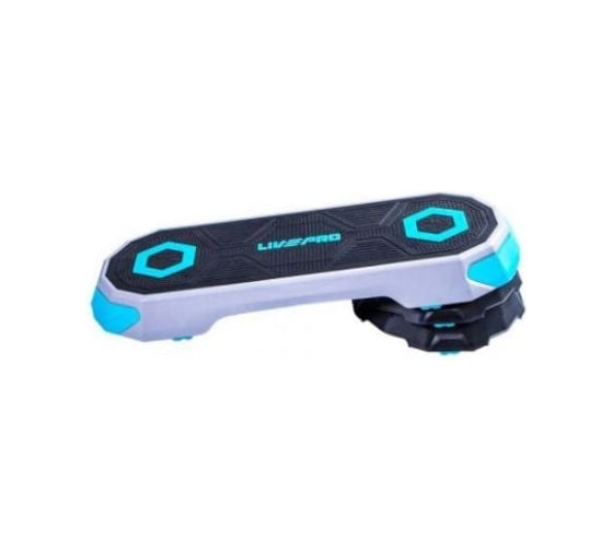 Степ-платформа LivePro Step две ножки, черный/синий NL LP8244-BU BL-00-00