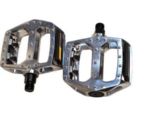 Педали Feimin FP-965A база алюминий, сталь ось, литые с шипами, 235г, cеребристые H000008018