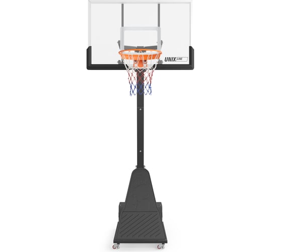 Баскетбольная стойка UNIXline B-Stand-PC PRO 54"x32" R45 H230-305 см BSTSPR305_54PCBK