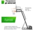 Баскетбольная стойка UNIXline B-Stand-PC PRO 54"x32" R45 H230-305 см BSTSPR305_54PCBK 11