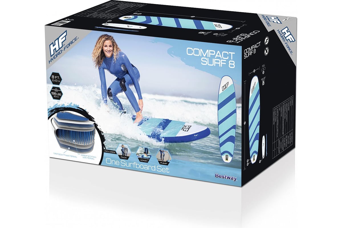 Bestway compact 2024 surf 8