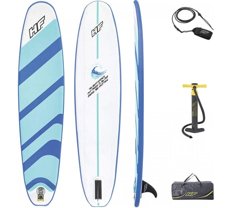 SUP-доска Bestway COMPACT SURF 243x57x7 см, насос, сумка, страховочный трос 65336 BW 008984