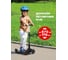 Самокат складной Moby Kids Disco 120 PU со светом, свет и звук на деке, черный 64696 8