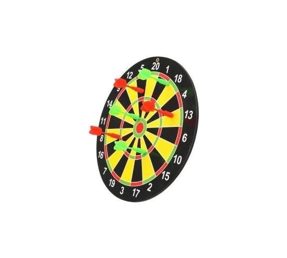 Дартс магнитный Наша игрушка 29 см, дротики 6 шт 639828