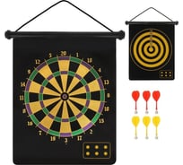 Дартс магнитный Наша игрушка 37x45 см, дротики 6 шт 649324