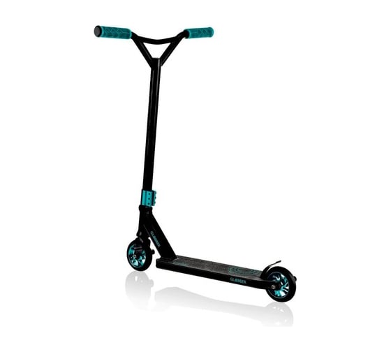 Трюковой самокат GLOBBER GS 720C черно-зеленый 624-009