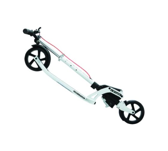 Самокат GLOBBER ONE K ACTIVE с ручным тормозом, белый 498-192