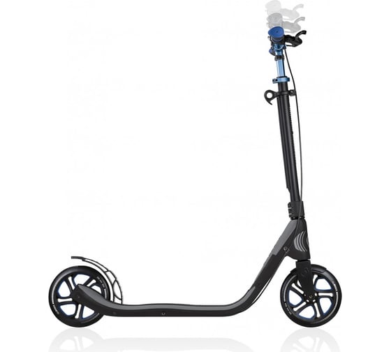 Самокат GLOBBER ONE NL 205 DELUXE черно-серый 478-100