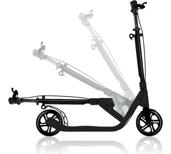 Самокат GLOBBER ONE NL 205 DELUXE черно-серый 478-100