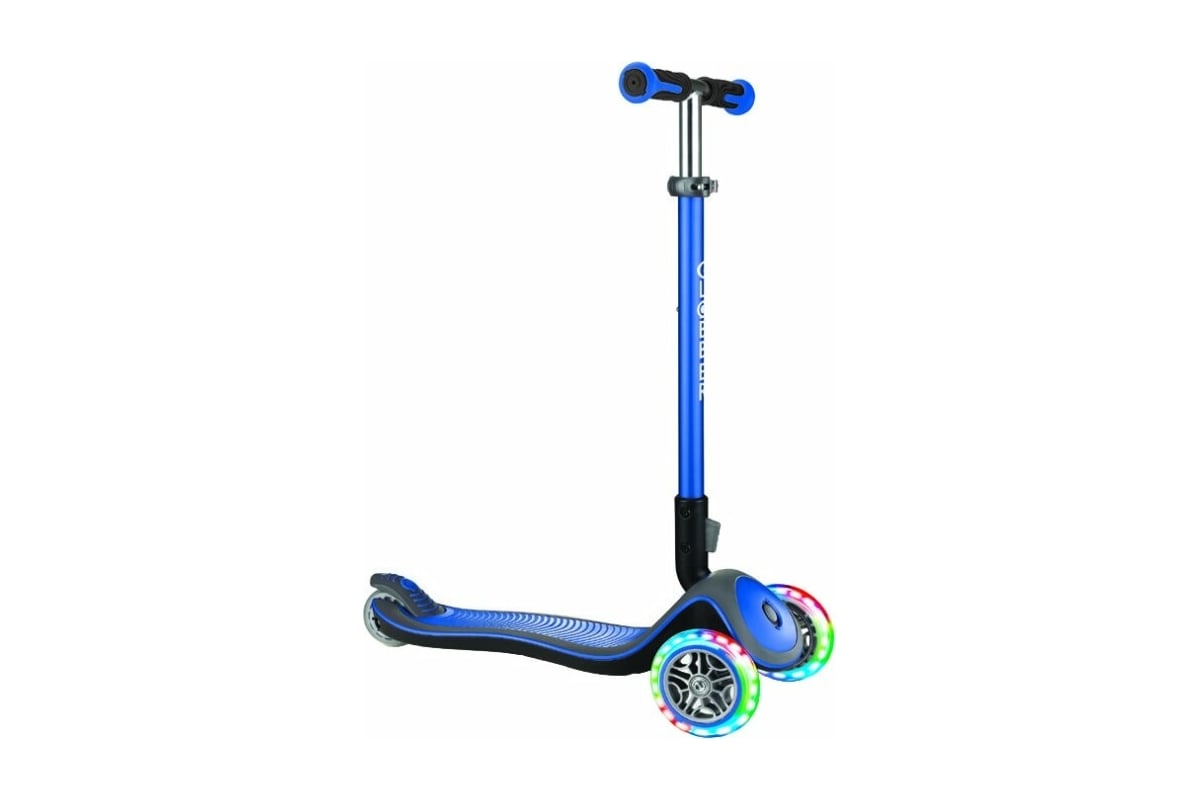 Самокат GLOBBER ELITE DELUXE LIGHTS, Синий 444-400 - выгодная цена ...