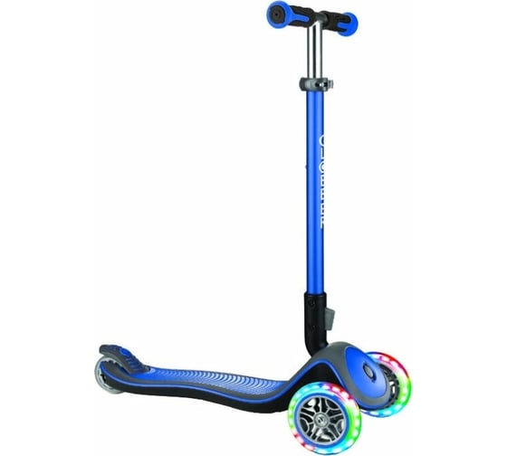Самокат GLOBBER ELITE DELUXE LIGHTS, Синий 444-400