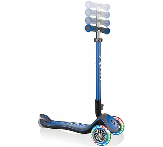 Самокат GLOBBER ELITE DELUXE LIGHTS, Синий 444-400