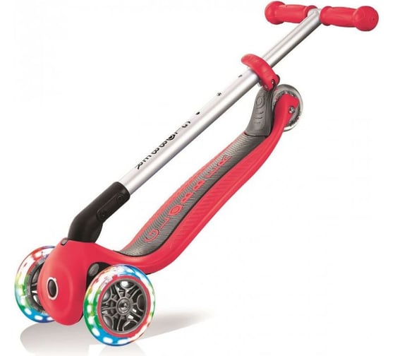 Самокат GLOBBER PRIMO FOLDABLE LIGHTS, Красный 432-102-2