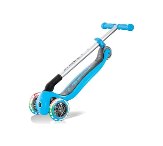 Самокат GLOBBER PRIMO FOLDABLE LIGHTS, Голубой 432-101-2