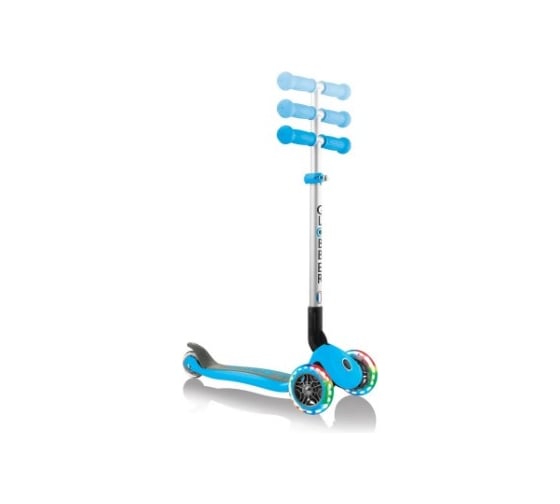 Самокат GLOBBER PRIMO FOLDABLE LIGHTS, Голубой 432-101-2