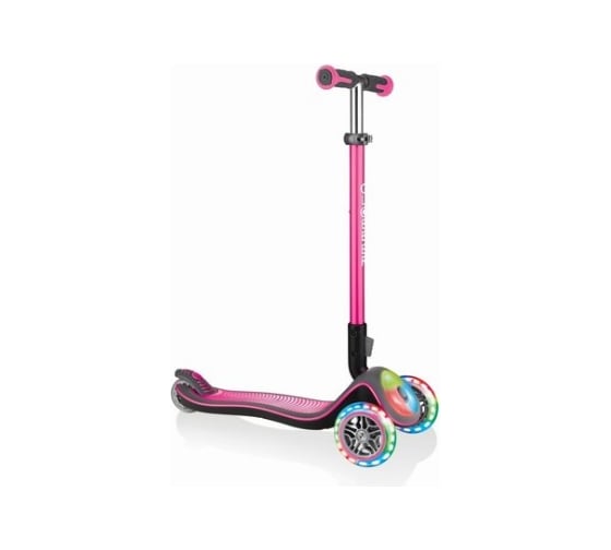 Самокат GLOBBER ELITE DELUXE FLASH LIGHTS, Розовый 449-110-3 1